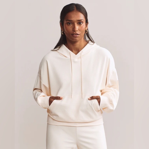 NWT - Rhone Ripple Hoodie, Cream - Picture 1 of 8